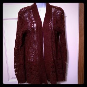 Loft burgandy sweater.                          **BOGO same or less$